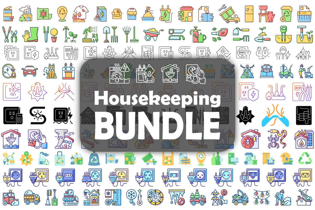 Housekeeping icons bundle