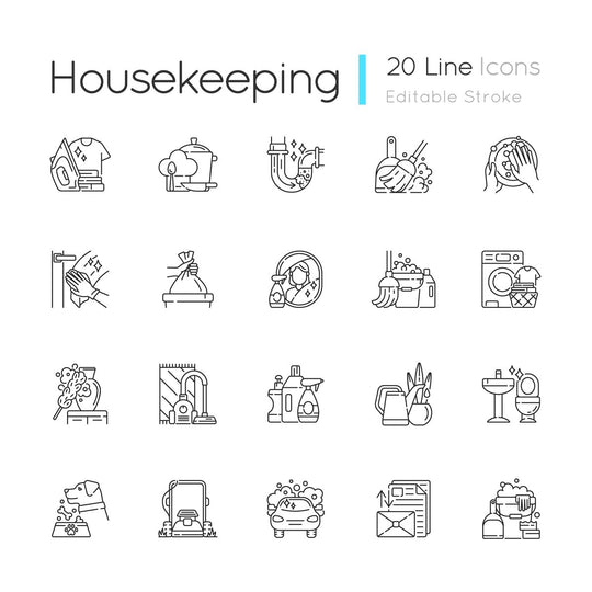 Housekeeping icons bundle