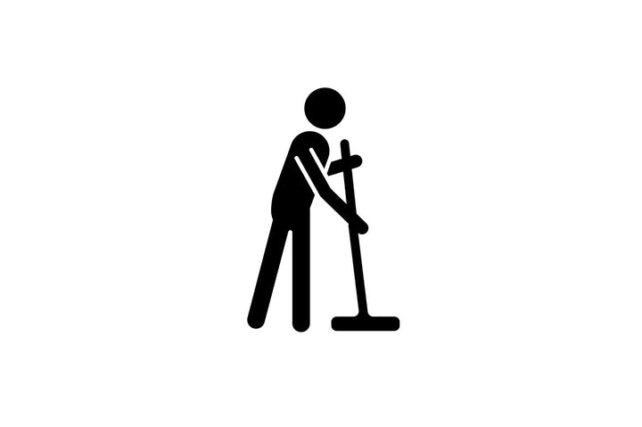 Human behaviour black glyph icons set on white space