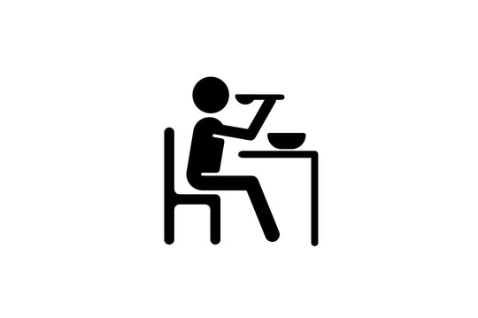 Human behaviour black glyph icons set on white space