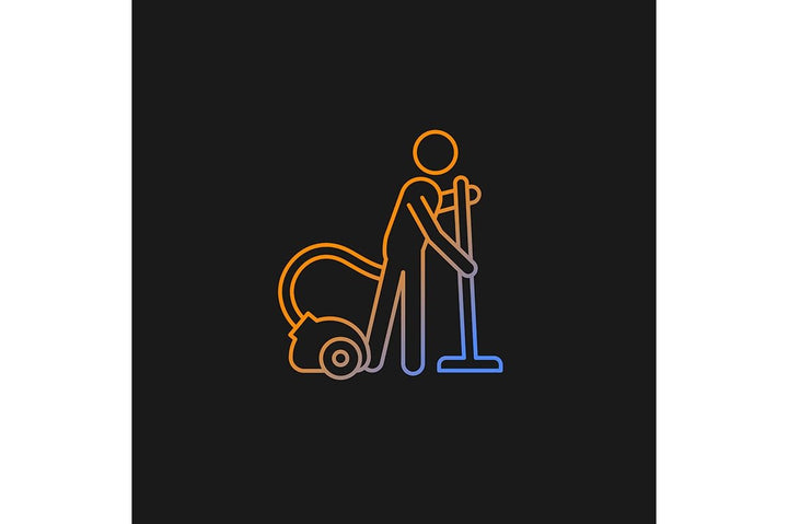 Human behaviour gradient icons set for dark and light mode