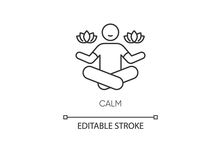 Human feelings pixel perfect linear icons set