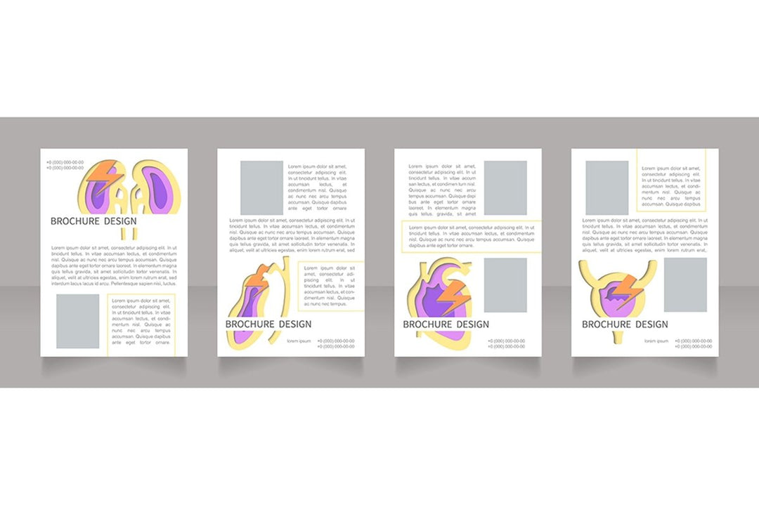 Human organs brochure design bundle