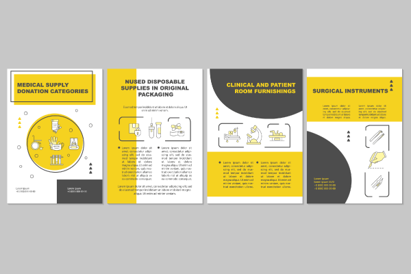 Humanitarian Aid Brochures Bundle