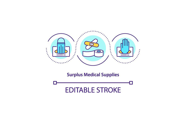 Humanitarian Aid Program Icons Bundle