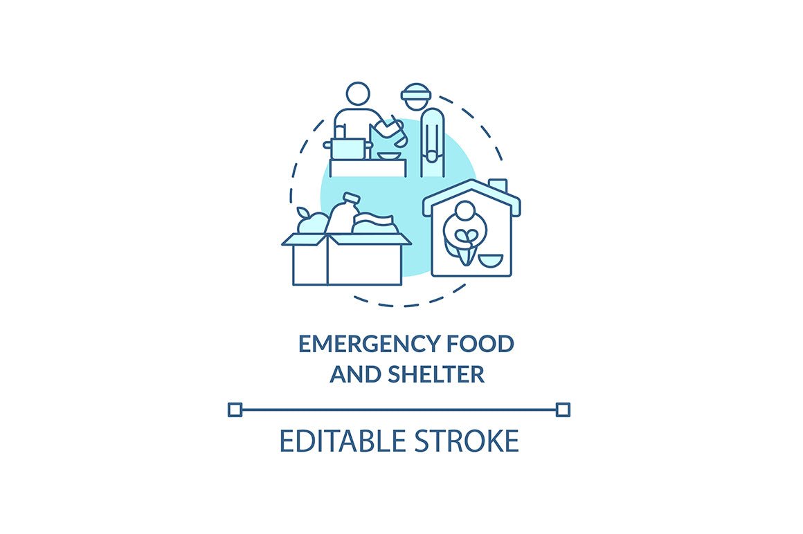 Humanitarian Aid Review Icons Bundle