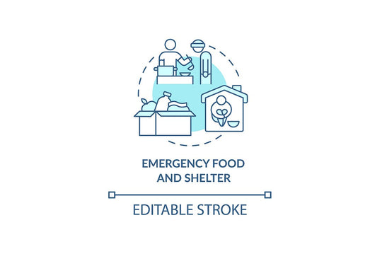 Humanitarian Aid Review Icons Bundle