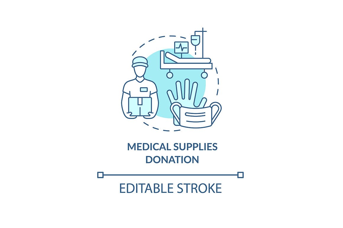 Humanitarian Aid Review Icons Bundle