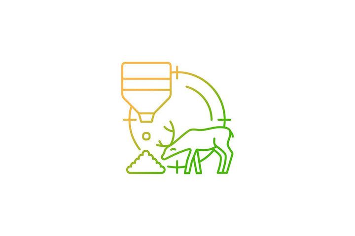 Hunting gradient icons set for dark and light mode