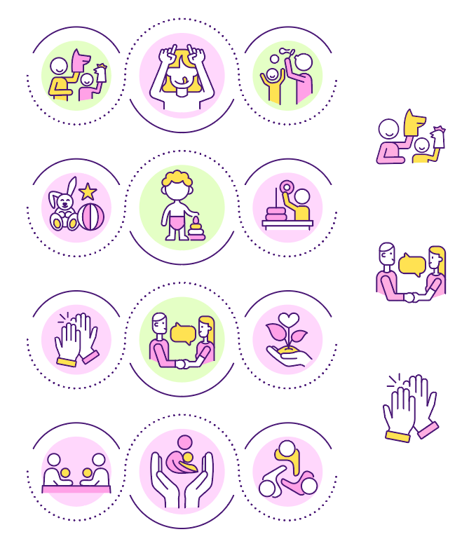 Icons for play therapy