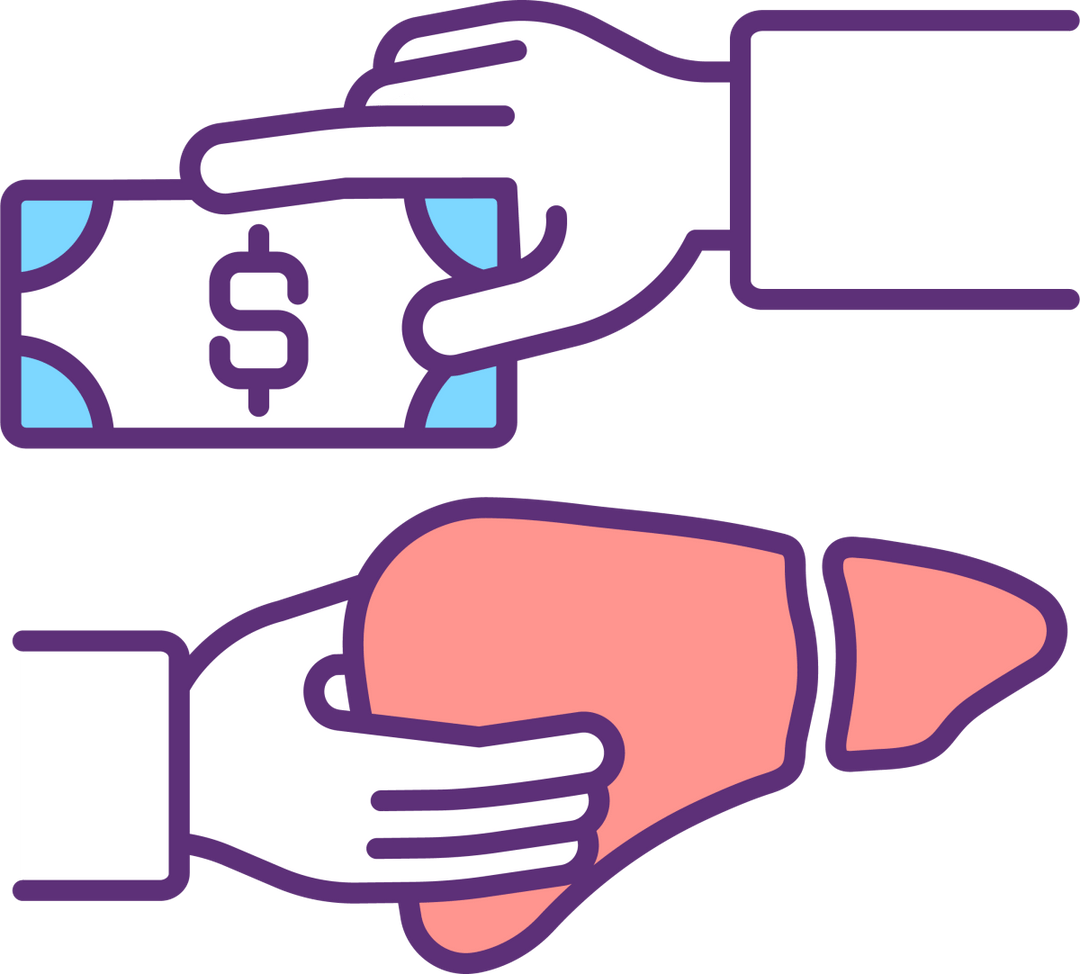 Illegal human trade related RGB color icons set