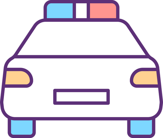 Illegal human trade related RGB color icons set