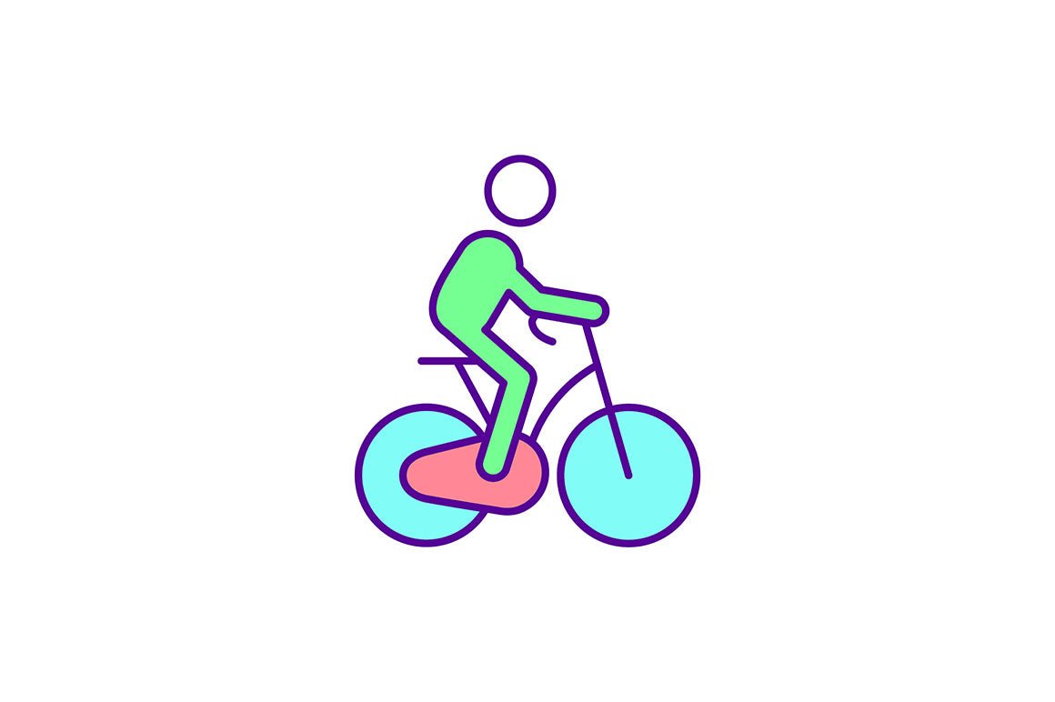 Improving urban air quality RGB color icons set