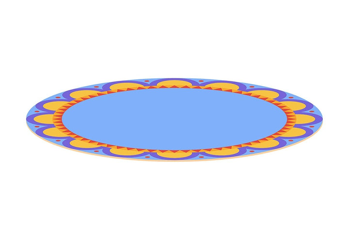 Indian tradition color vector illustrations set
