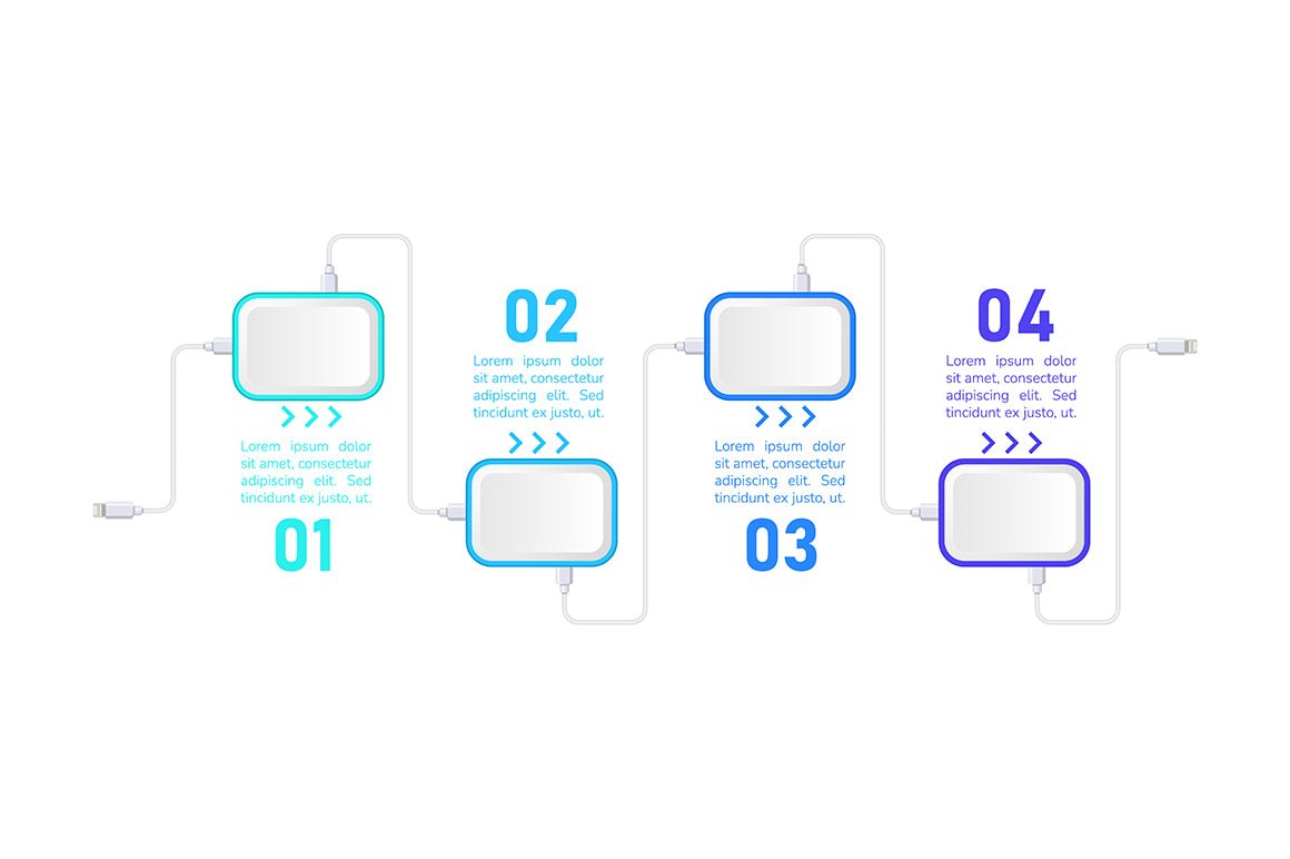 Infographic chart design element bundle