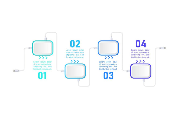 Infographic chart design element bundle