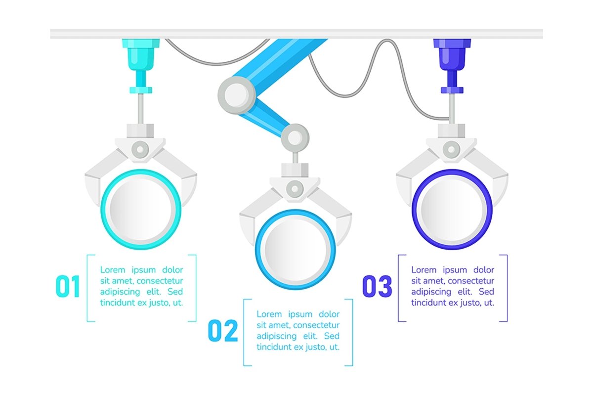 Infographic chart design element bundle