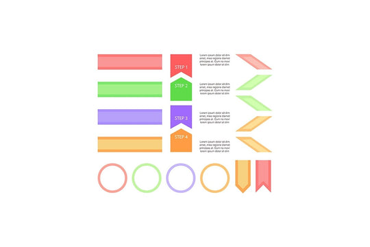 Infographic chart design element set