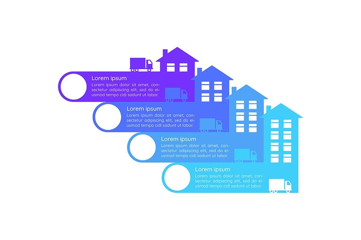 Infographic chart design template set