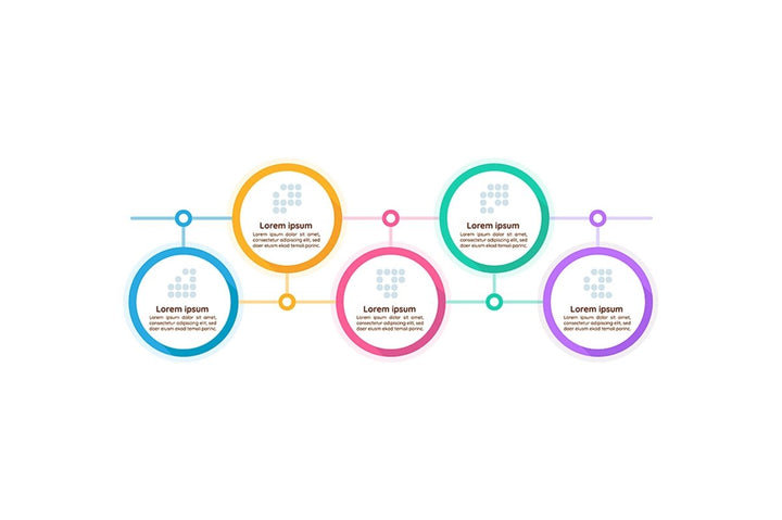 Infographic chart design templates set