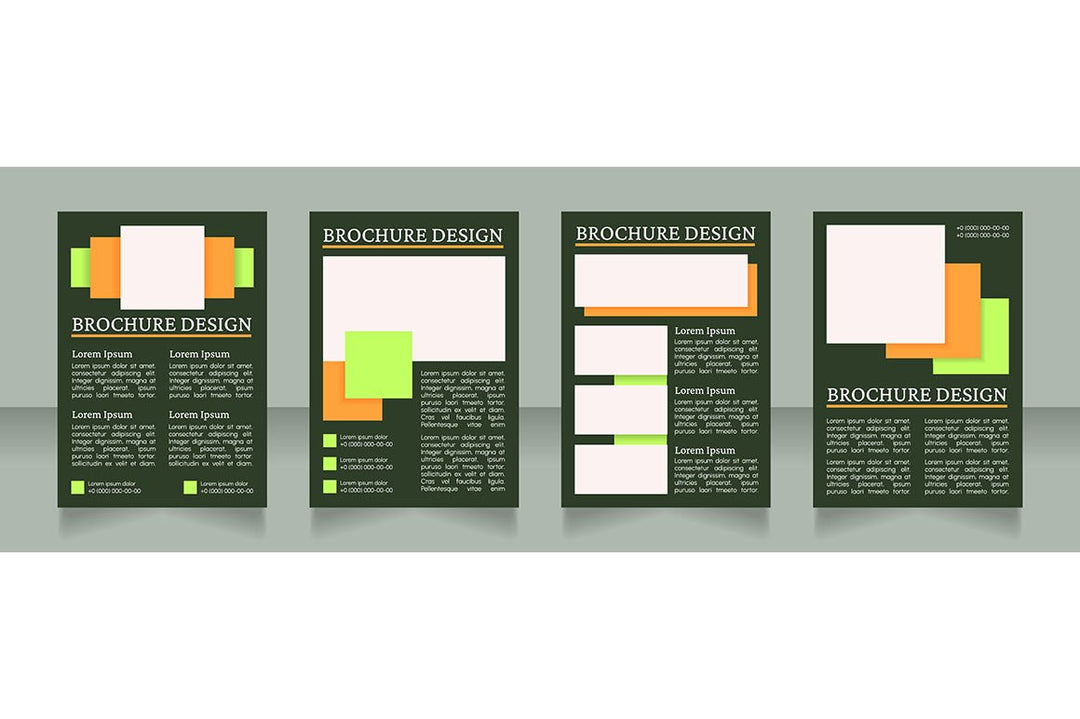 Information Brochures Layout Design