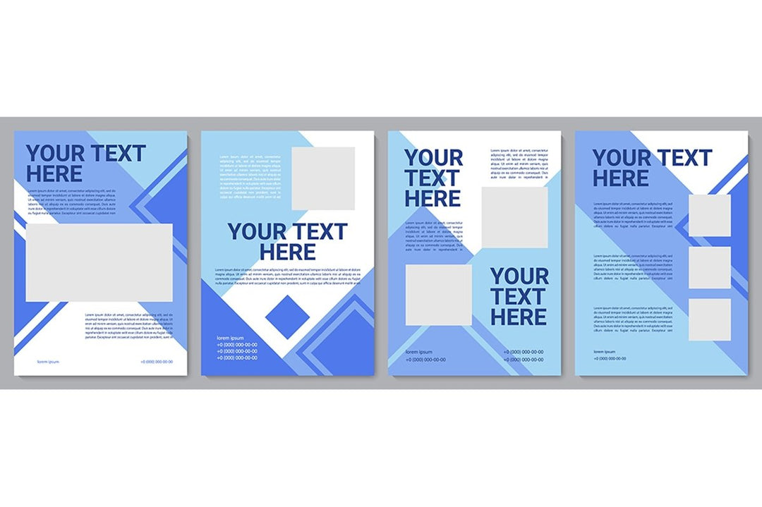 Informational brochure template set