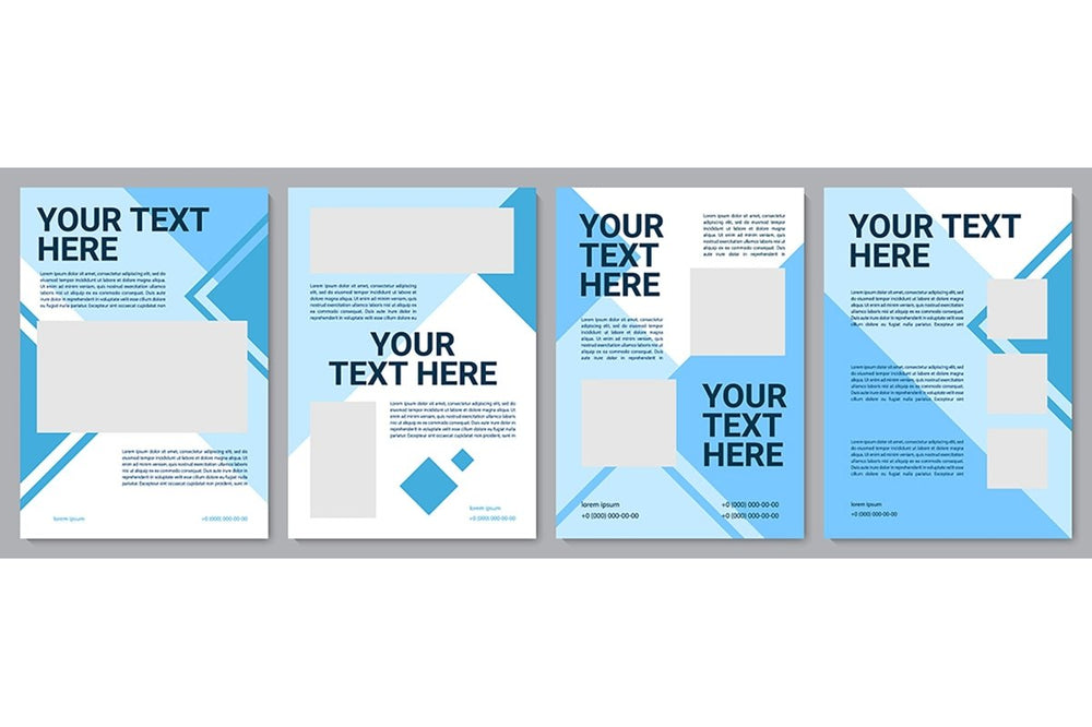 Informational brochure template set