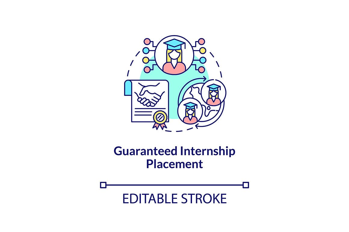 International Internship Icons Bundle