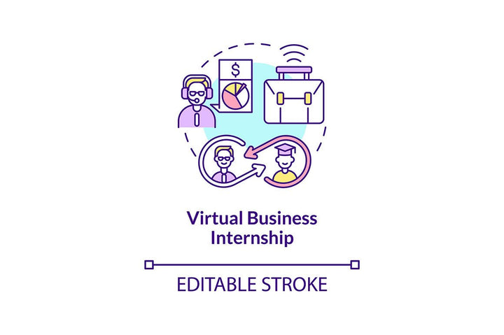 International Internship Icons Bundle