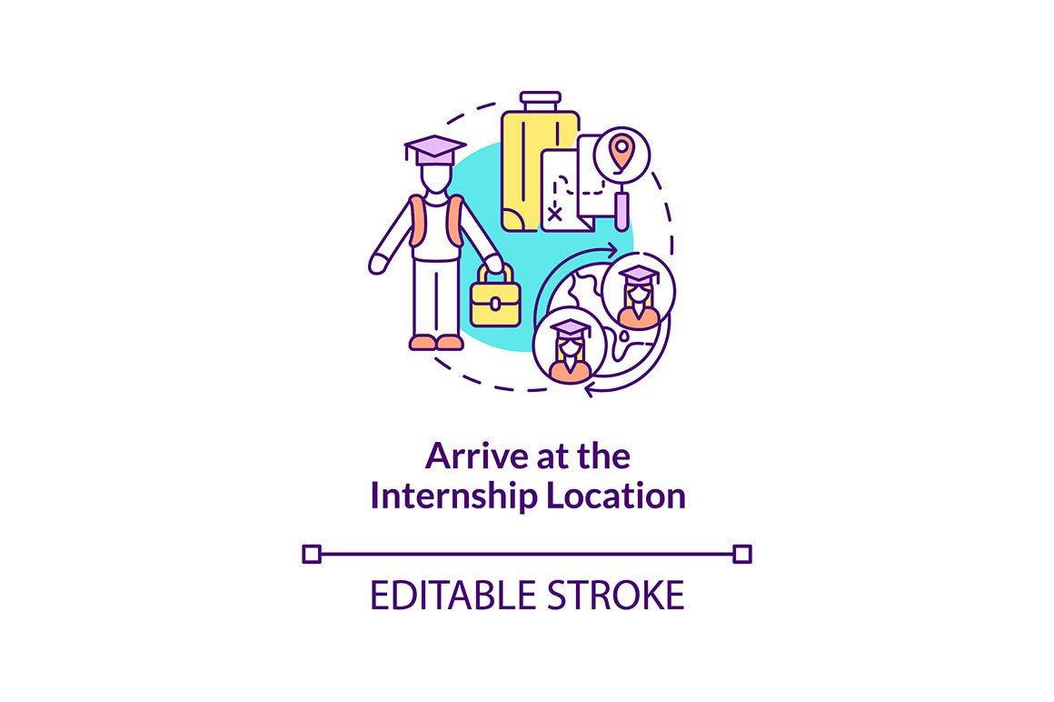 International Internship Icons Bundle
