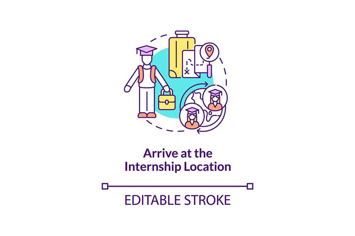International Internship Icons Bundle