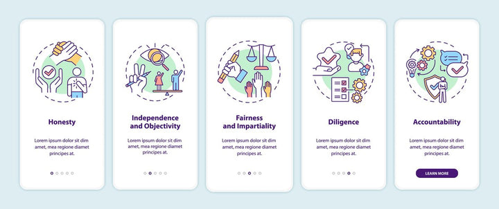 Internet-related communication form onboarding mobile app page screen bundle