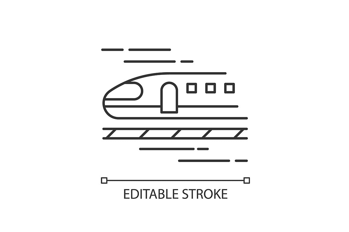 Japan pixel perfect linear icons set