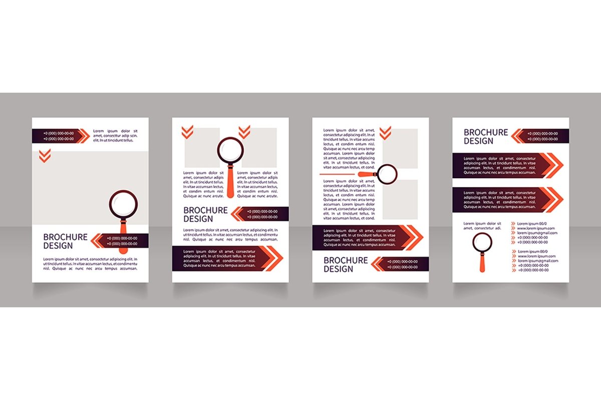 Job interview brochure template bundle – IMG Visuals