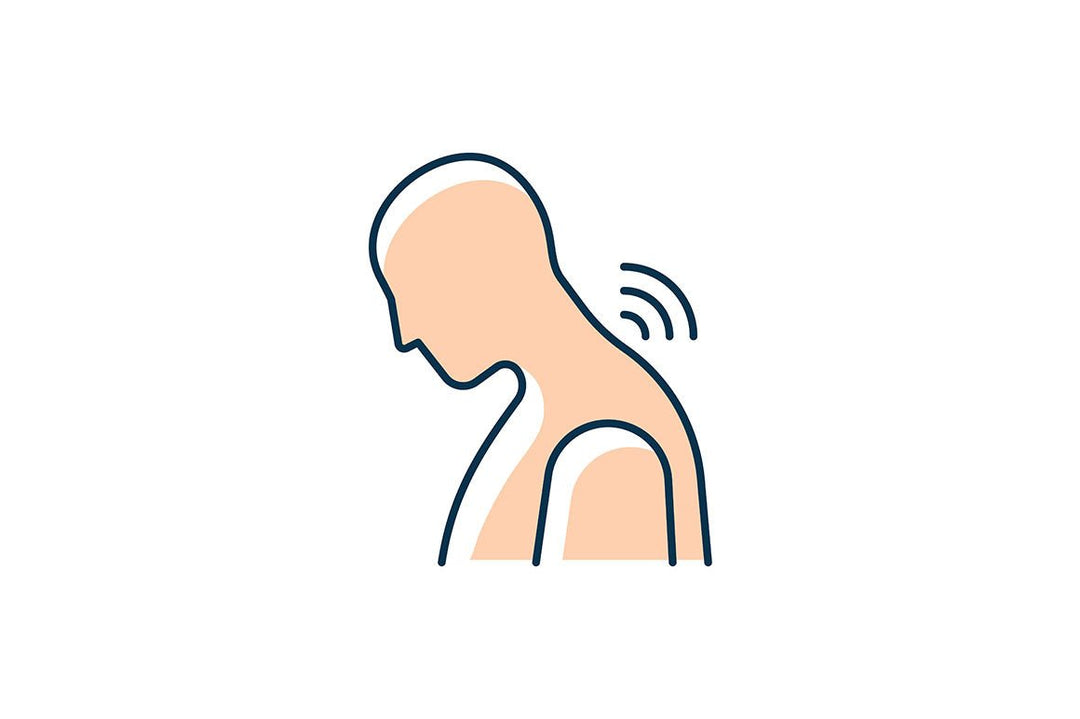 Joints pain RGB color icons set