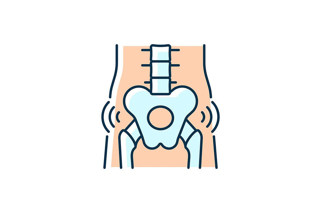 Joints pain RGB color icons set