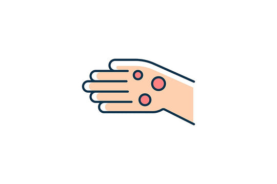 Joints pain RGB color icons set
