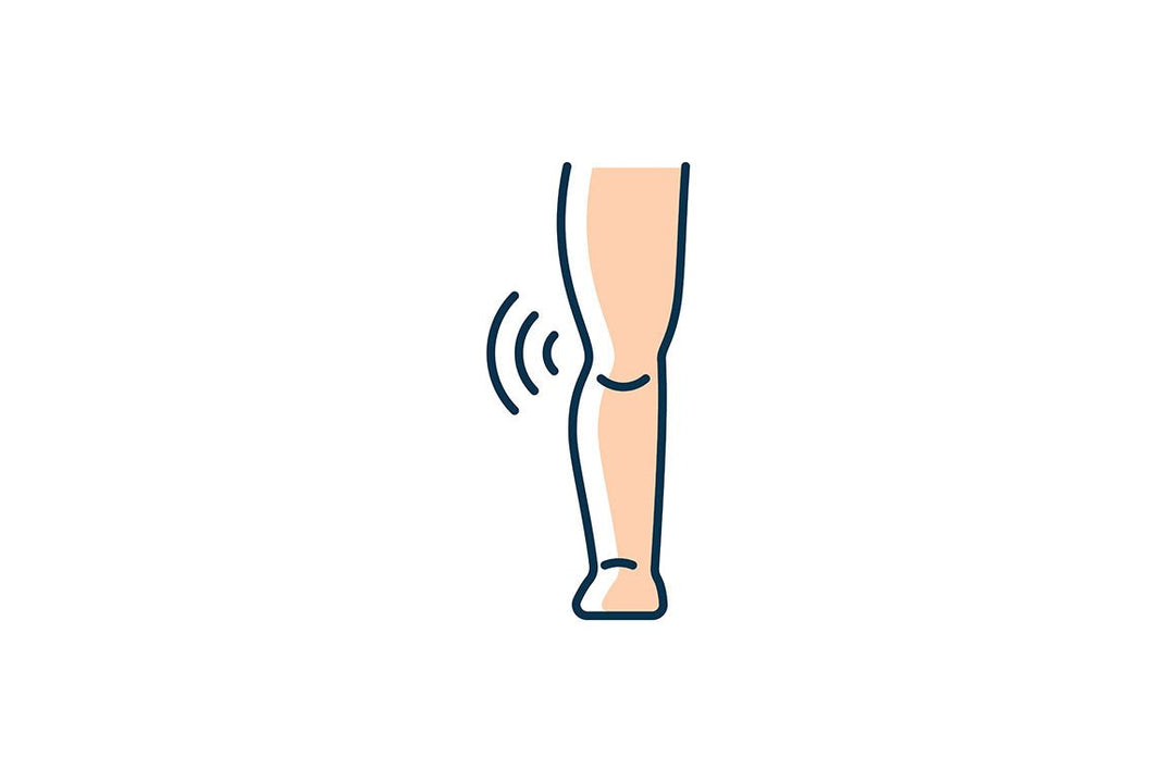 Joints pain RGB color icons set