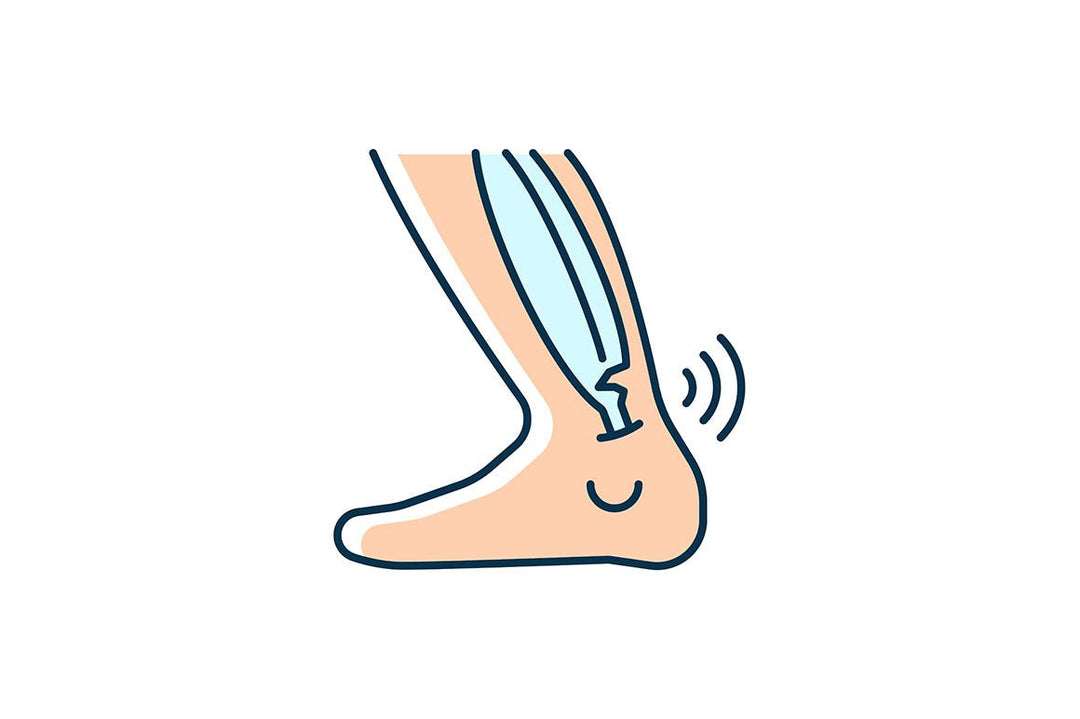 Joints pain RGB color icons set