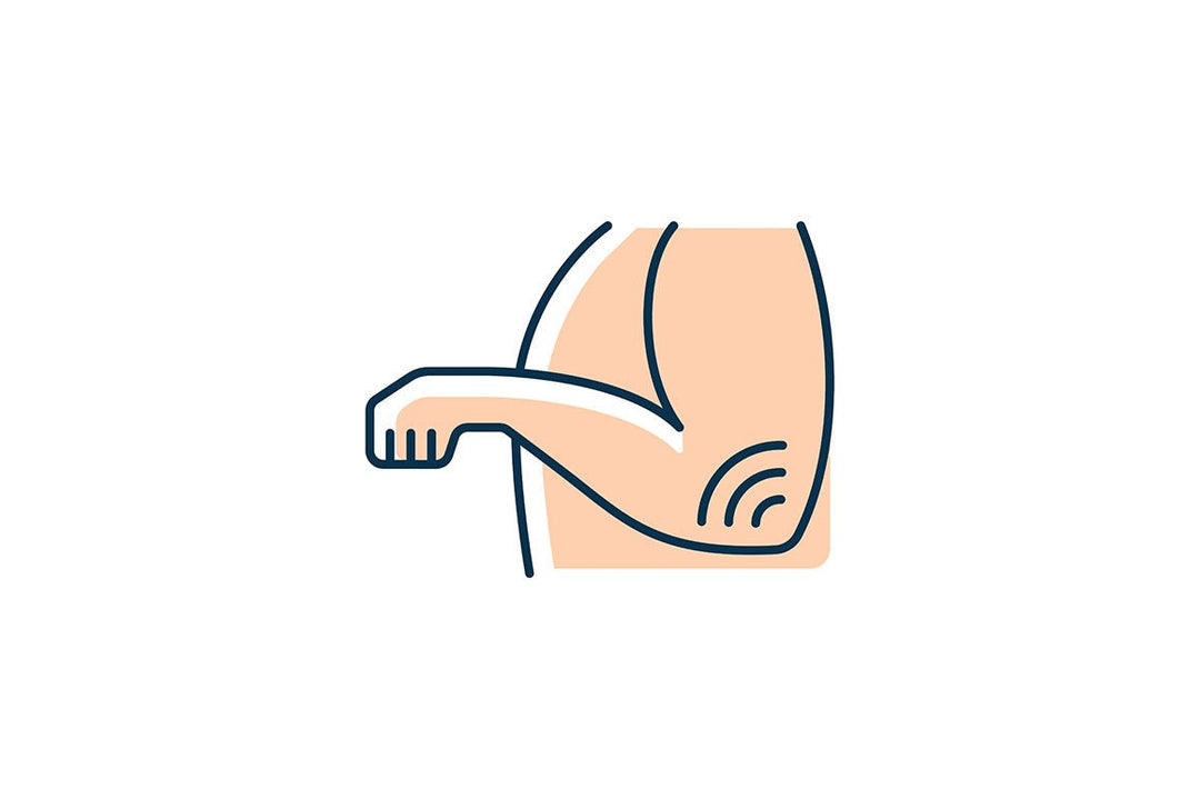 Joints pain RGB color icons set