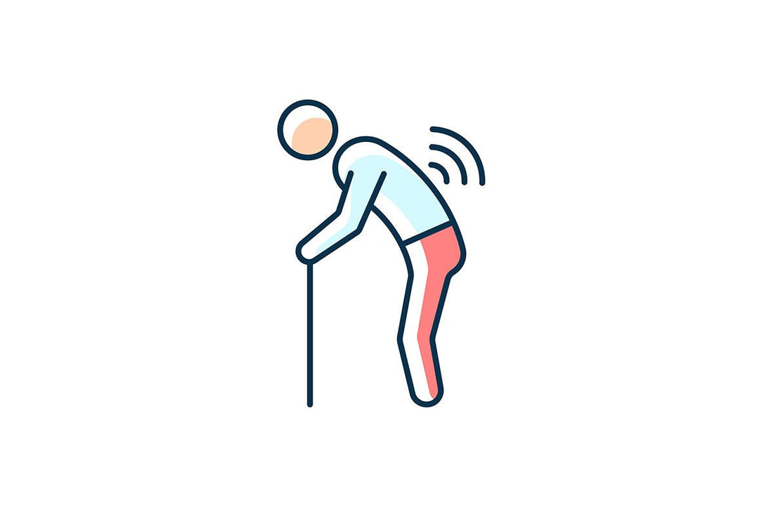 Joints pain RGB color icons set