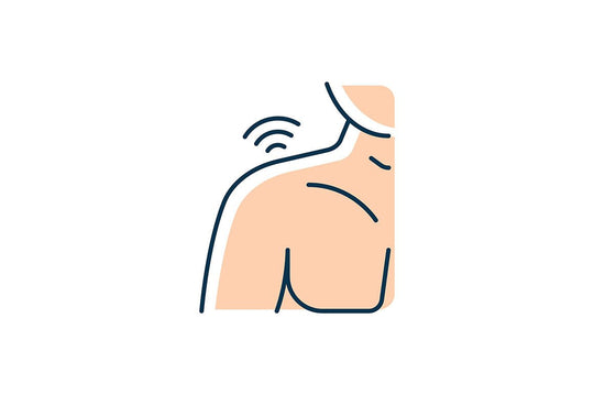 Joints pain RGB color icons set