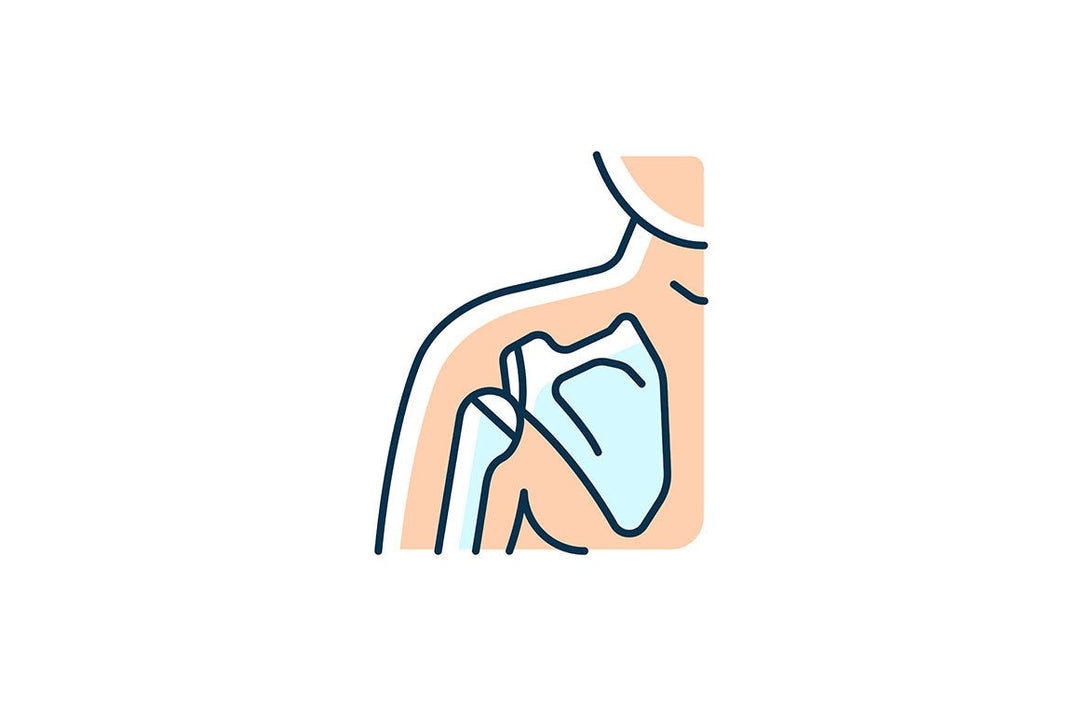 Joints pain RGB color icons set