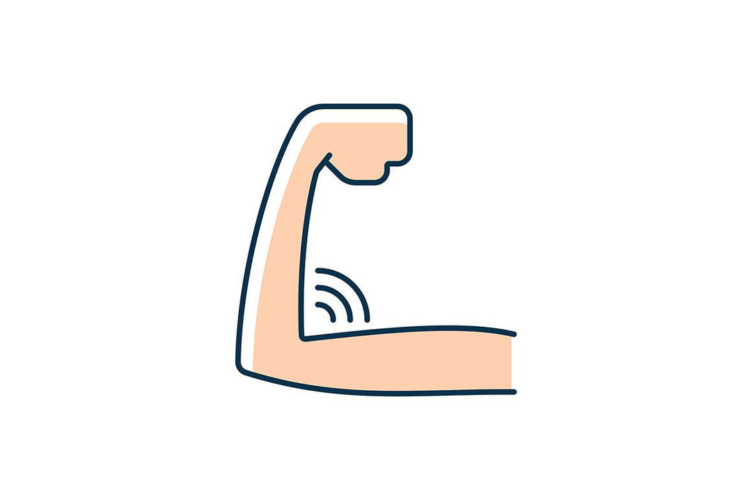 Joints pain RGB color icons set