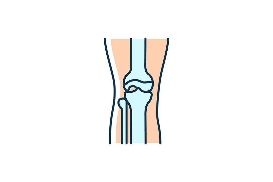 Joints pain RGB color icons set