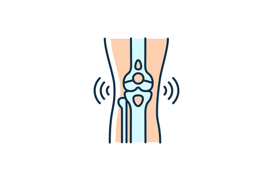 Joints pain RGB color icons set