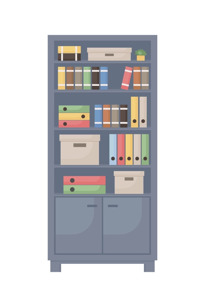 Justice workers flat color vector illustration set