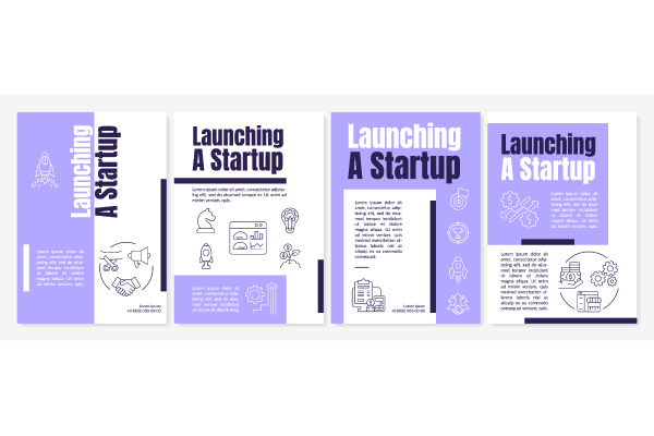 Launching Startup Brochures Bundle