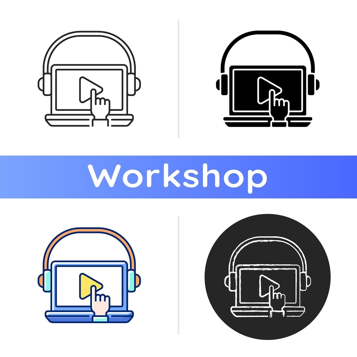 Learning icons bundle
