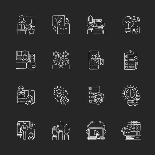 Learning icons bundle